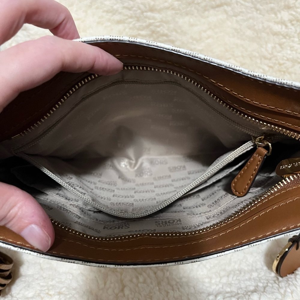 Michael Kors Monogram Crossbody Bag - Picture 6 of 12